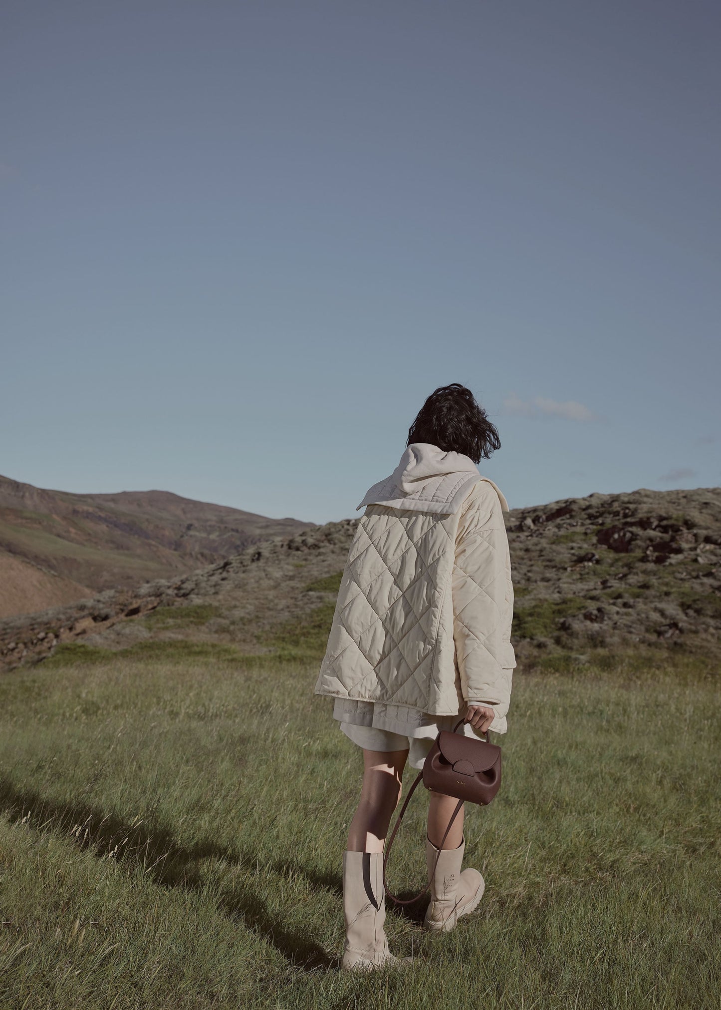 Numéro Un Nano - Sandelholz Genarbtes Leder
