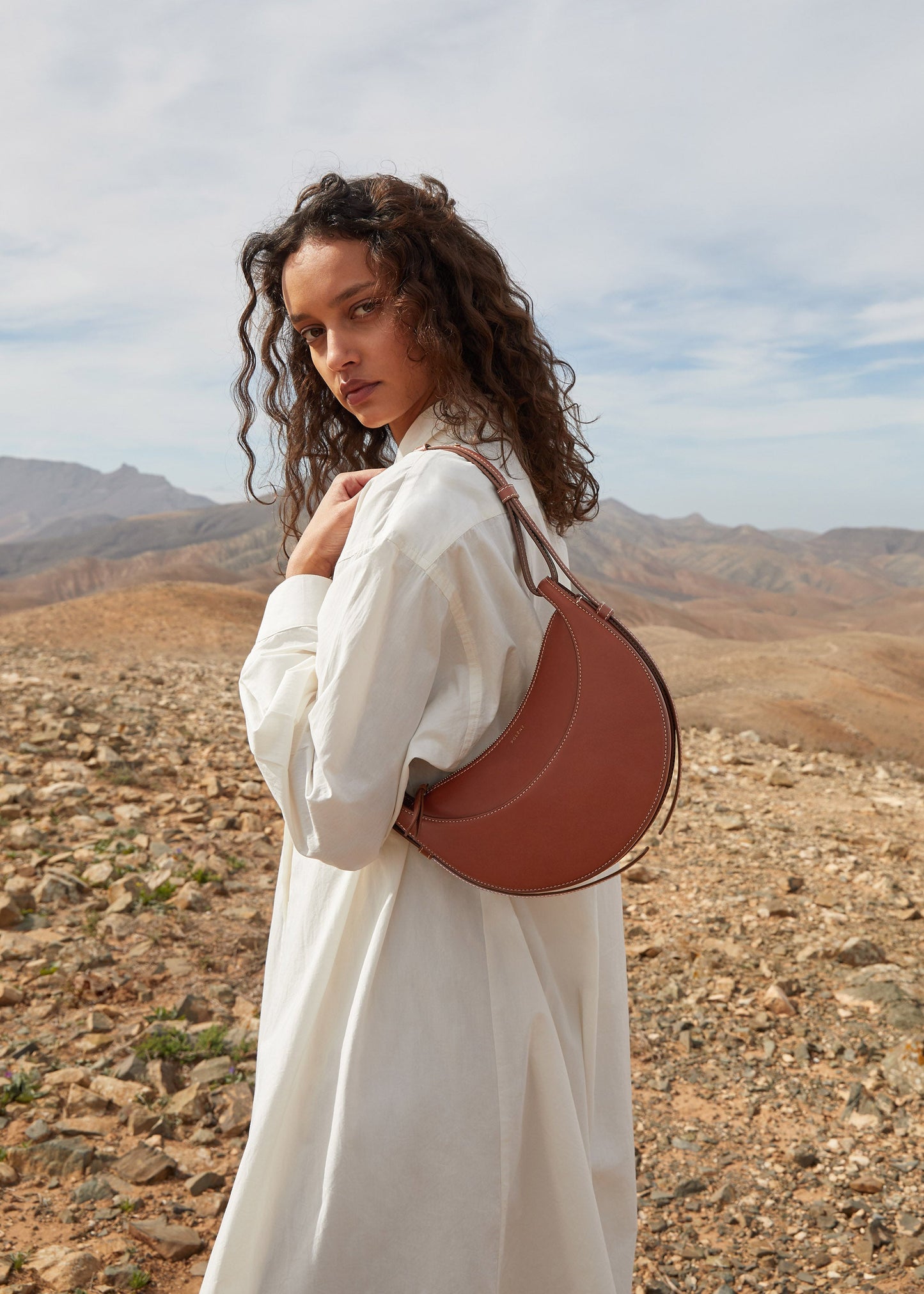 Numéro Dix - Cognac Glattes Leder