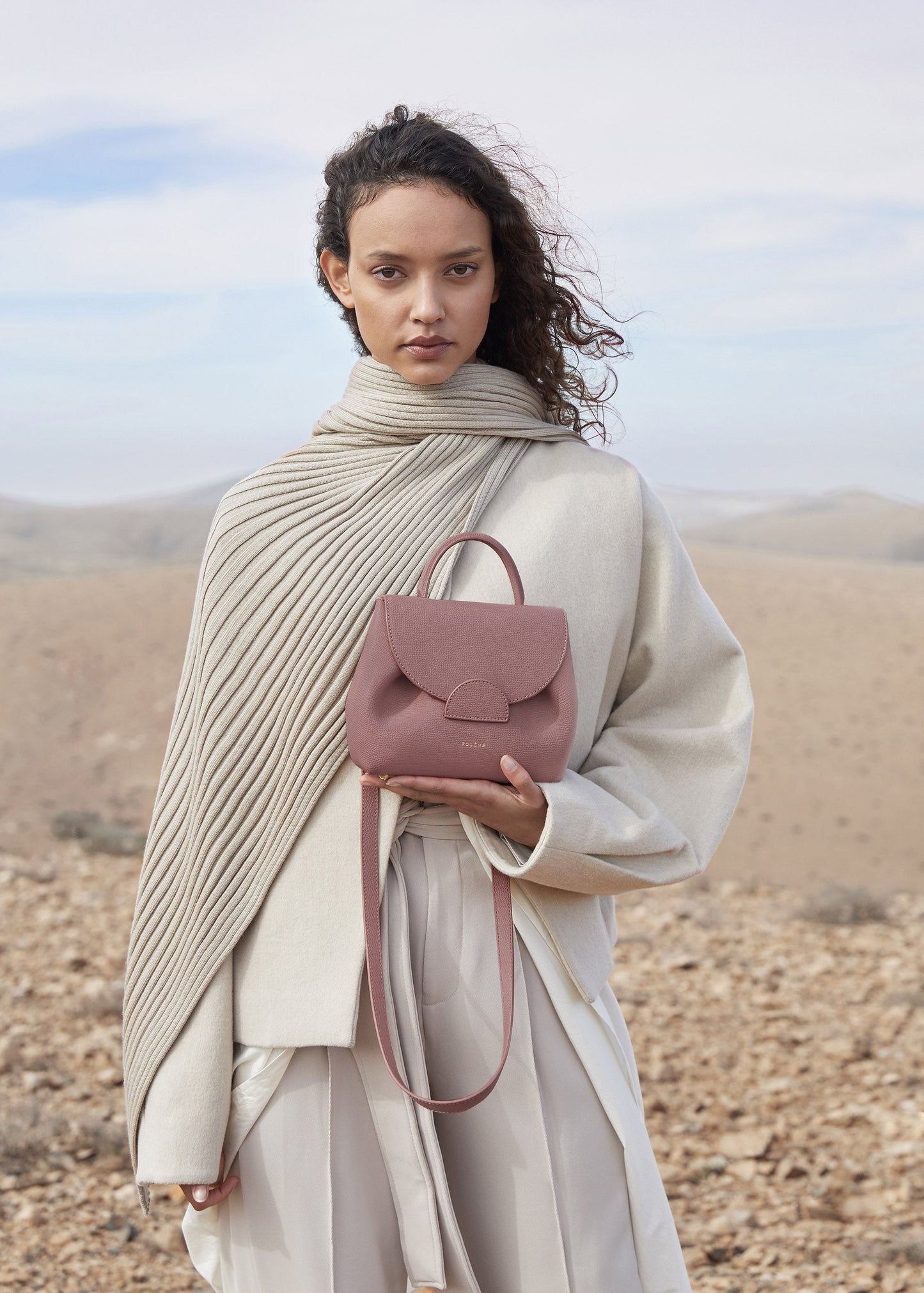 Numéro Un Nano - Lilac Genarbtes Leder