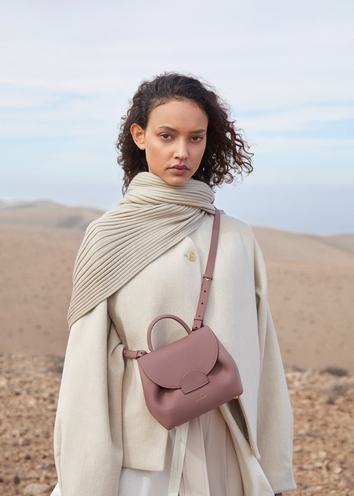 Numéro Un Nano - Lilac Genarbtes Leder