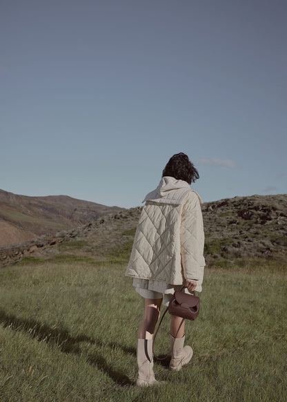 Numéro Un Nano - Sandelholz Genarbtes Leder