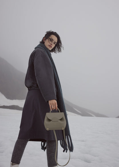 Numéro Un Nano - Olive Genarbtes Leder
