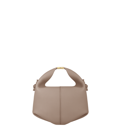 Béri - Taupe Genarbtes Leder