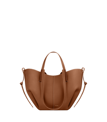 Cyme Mini - Camel Genarbtes Leder
