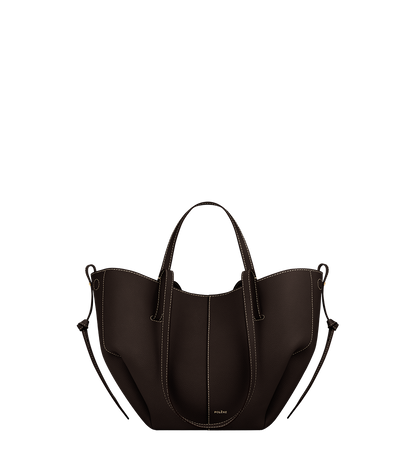 Cyme Mini - Ebenholz Genarbtes Leder
