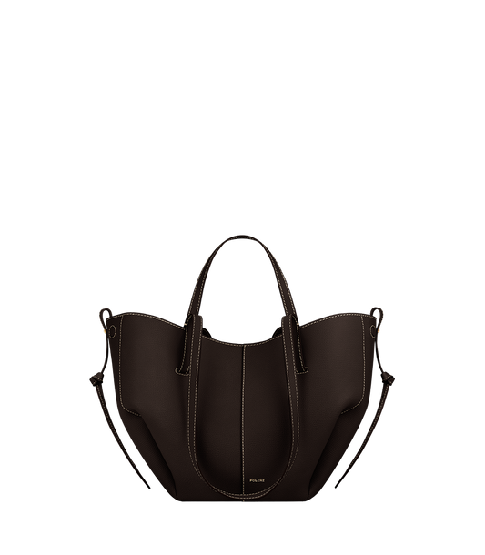 Cyme Mini - Ebenholz Genarbtes Leder