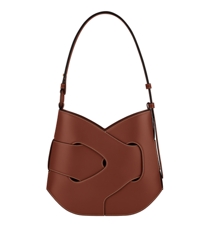 Nodde Hobo - Cognac Glattes Leder