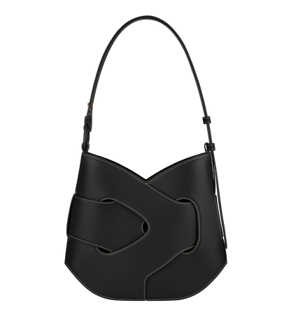 Nodde Hobo - Schwarz Glattes Leder