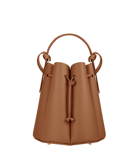 Numéro Huit - Camel Genarbtes Leder