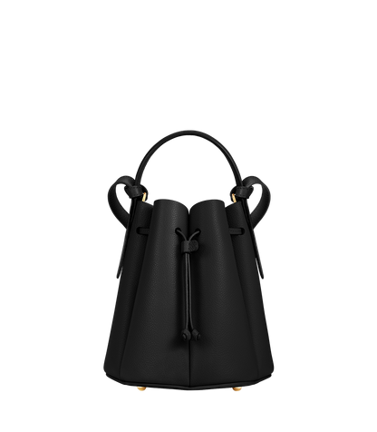 Numéro Huit Mini - Schwarz Genarbtes Leder