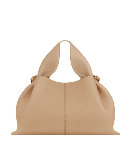 Numéro Neuf - Beige Genarbtes Leder