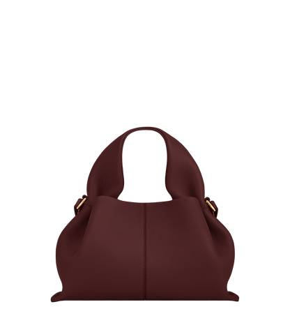 Numéro Neuf Mini - Schwarze Kirsche Genarbtes Leder