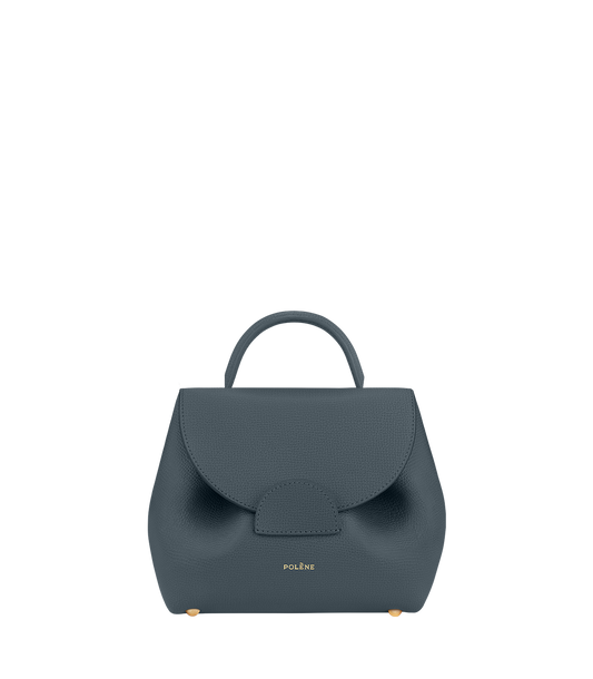 Numéro Un Nano - Mitternachtsblau Genarbtes Leder