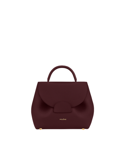 Numéro Un Nano - Burgund Genarbtes Leder